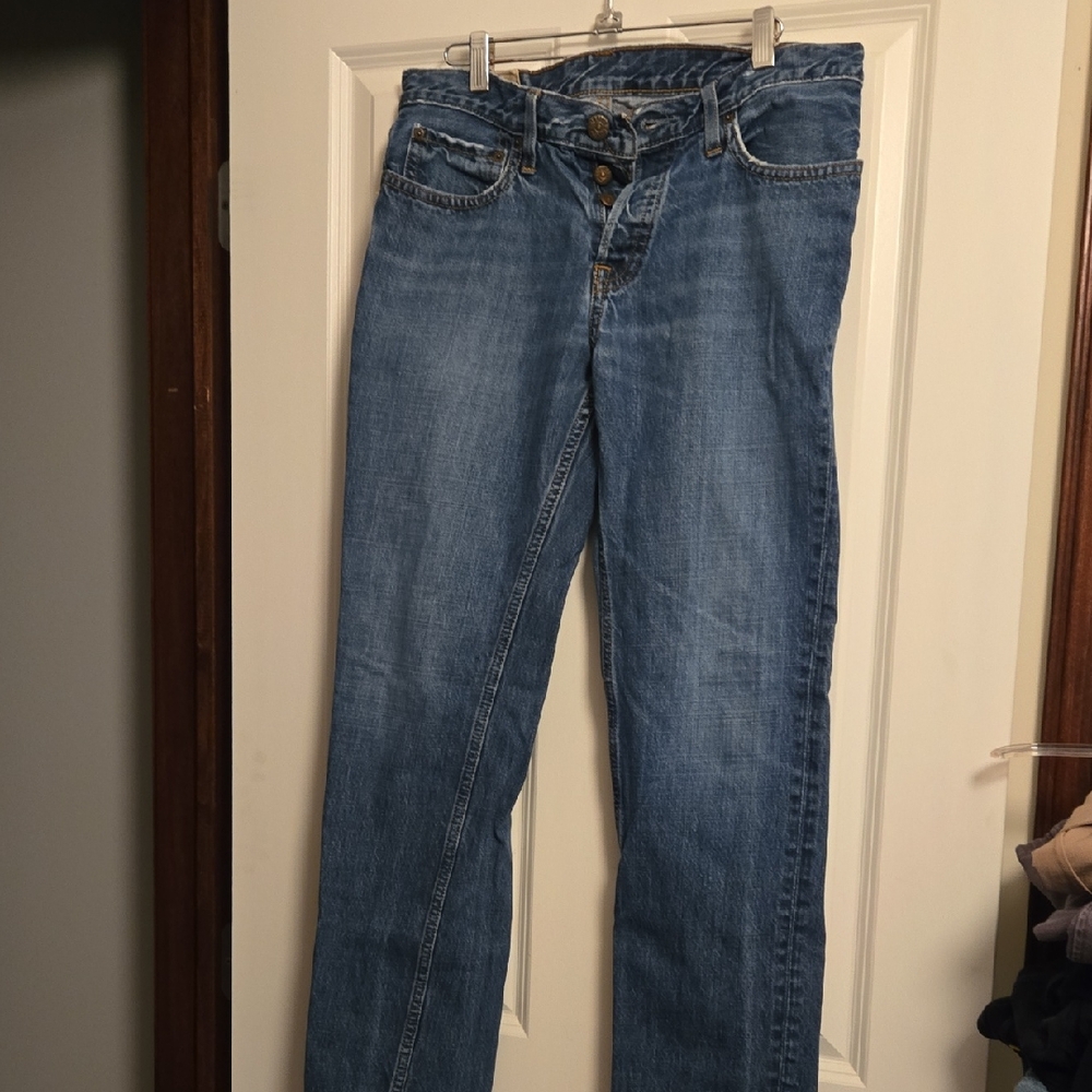 Hollister 32 34 Button Fly Denim Jeans